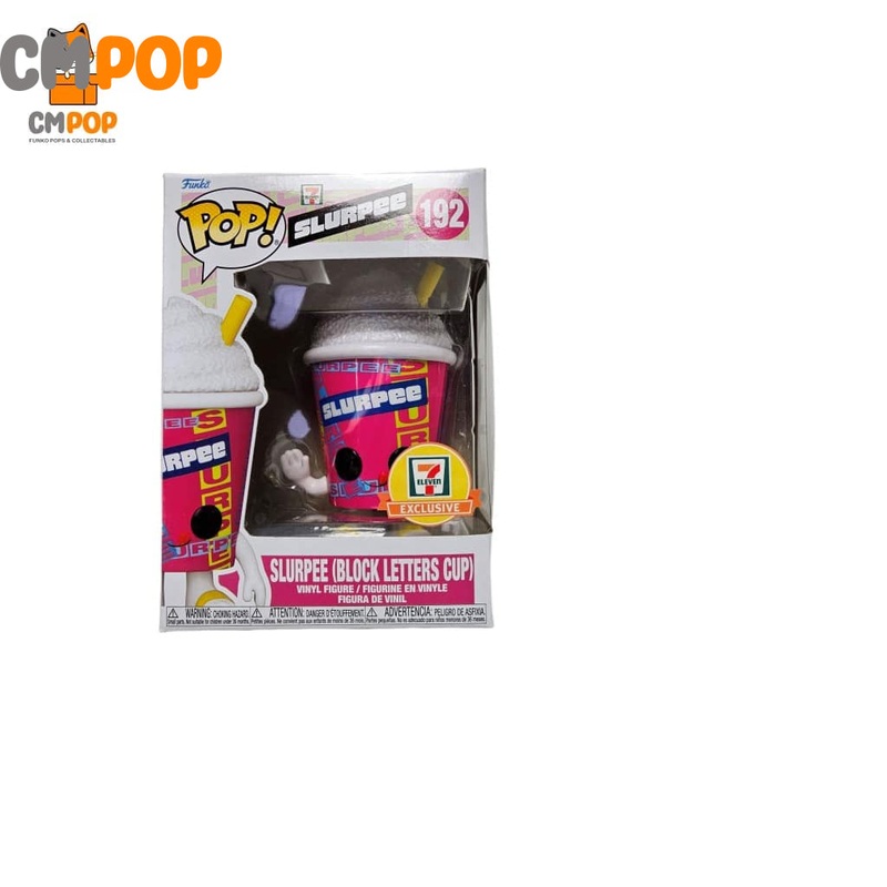Slurpee (Block Letters Cup) - #192 - Funko Pop! -  7 Eleven Exclusive - 7/10 condition - Ad Icons