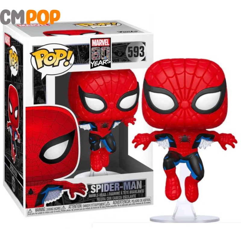 Spider-Man - #593 - Funko Pop! -  Marvel 80 Years - Special Edition