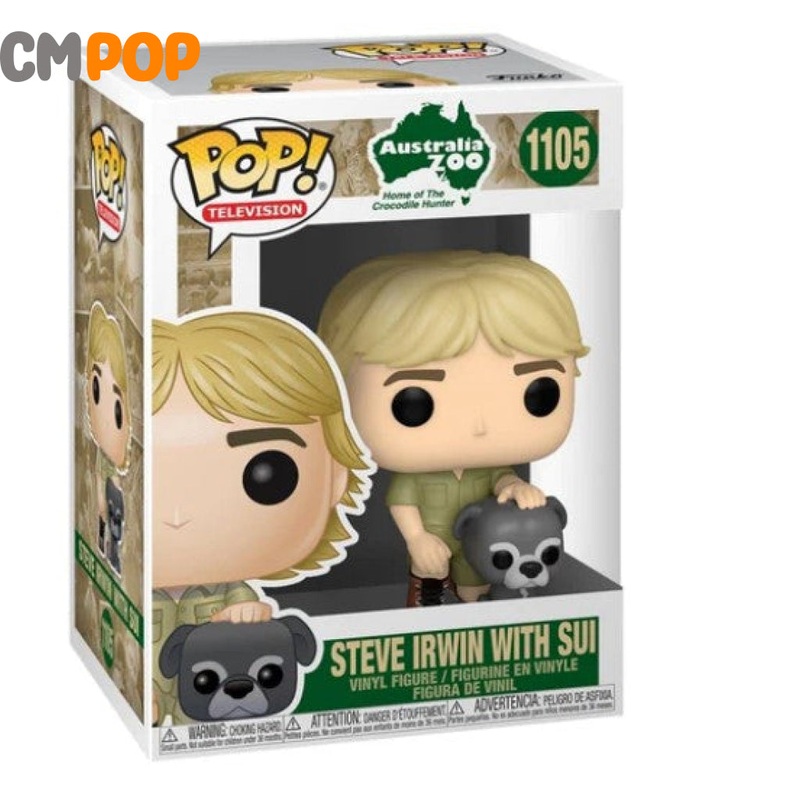 Steve Irwin with Sui - #1105 - Funko Pop! - Steve Irwin
