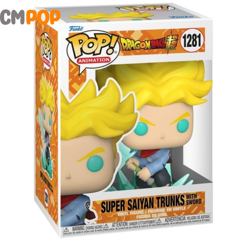 Super Saiyan Trunks with Sword - #1281 - Funko Pop! - Dragon Ball Super