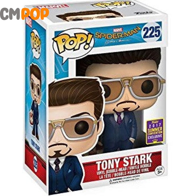 Tony Stark - #225 - Funko Pop! - Spiderman - 2017 SDCC Convention Exclusive