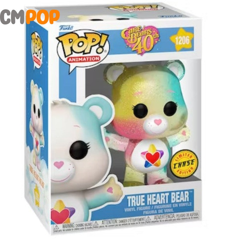 True Heart Bear Chase Exclusive - #1206 - Funko Pop! - Care Bears 40th