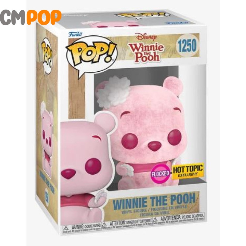 Winnie The Pooh Flocked - #1250 - Funko Pop! - Winnie The Pooh - Hot Topic Exclusive