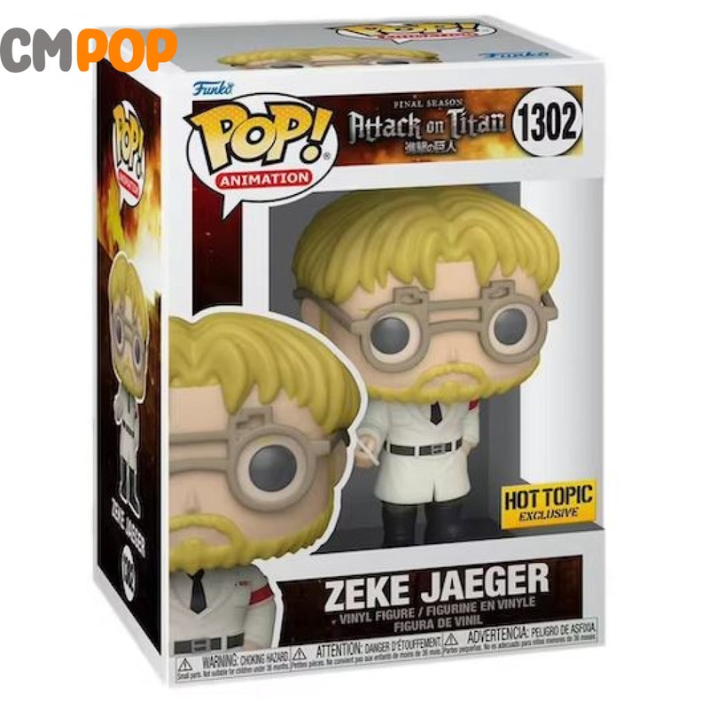 Zeke Jaeger - #1302 - Funko Pop! - Attach On Titan - Hot Topic Exclusive