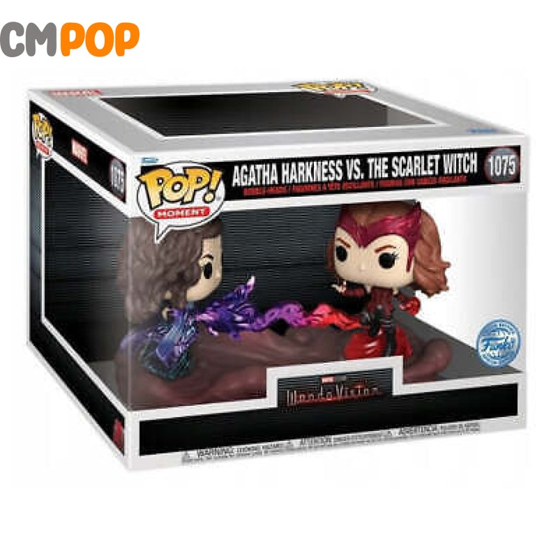 Agatha Harkness vs The Scarlet Witch - #1075 - Funko Pop! - Marvel - Wandavision - POP Moment - Special Edition Exclusive