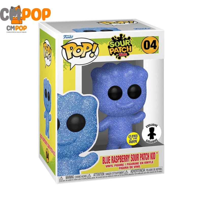 Blue Raspberry Sour Patch Kid GITD - #04 - Funko Pop! - Ad Icon Sour Patch Kids It's Sugar Exclusive - Ad Icons