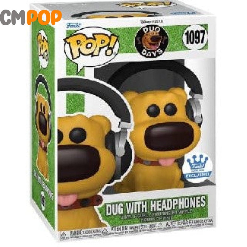 Dug With Headphones - #1097 - Funko Pop! - Dug Days - Funko Shop Exclusive