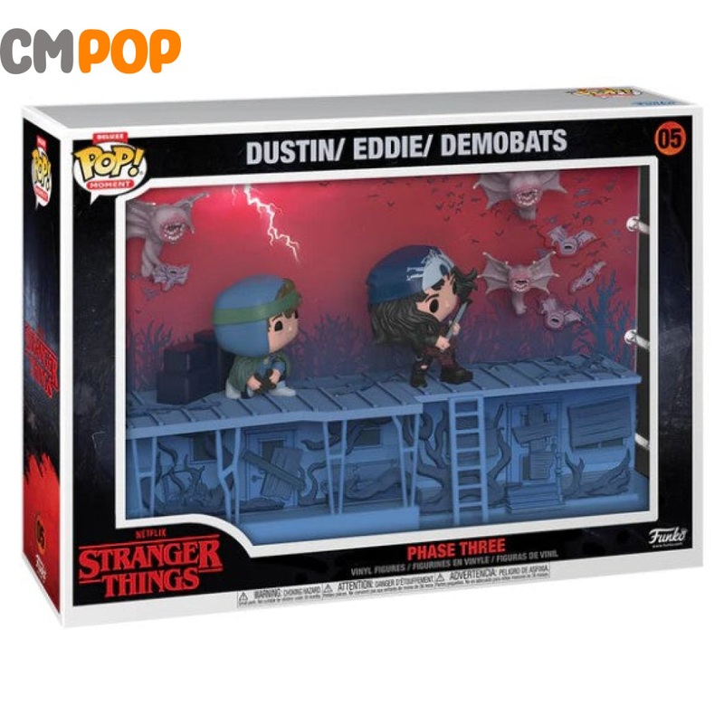 Dustin, Eddie and Demo Bat - #05 - Funko Pop! - Stranger Things
