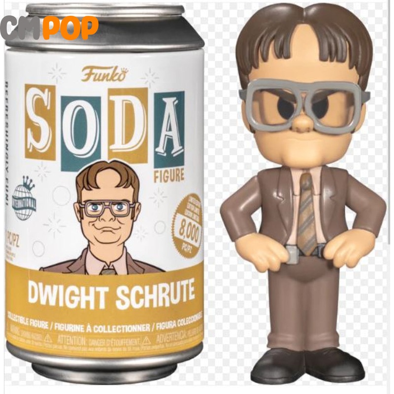Dwight Shrute - Funko Vinyl Soda - 8,000 Pieces - The Office - TV - Chance Of Chase