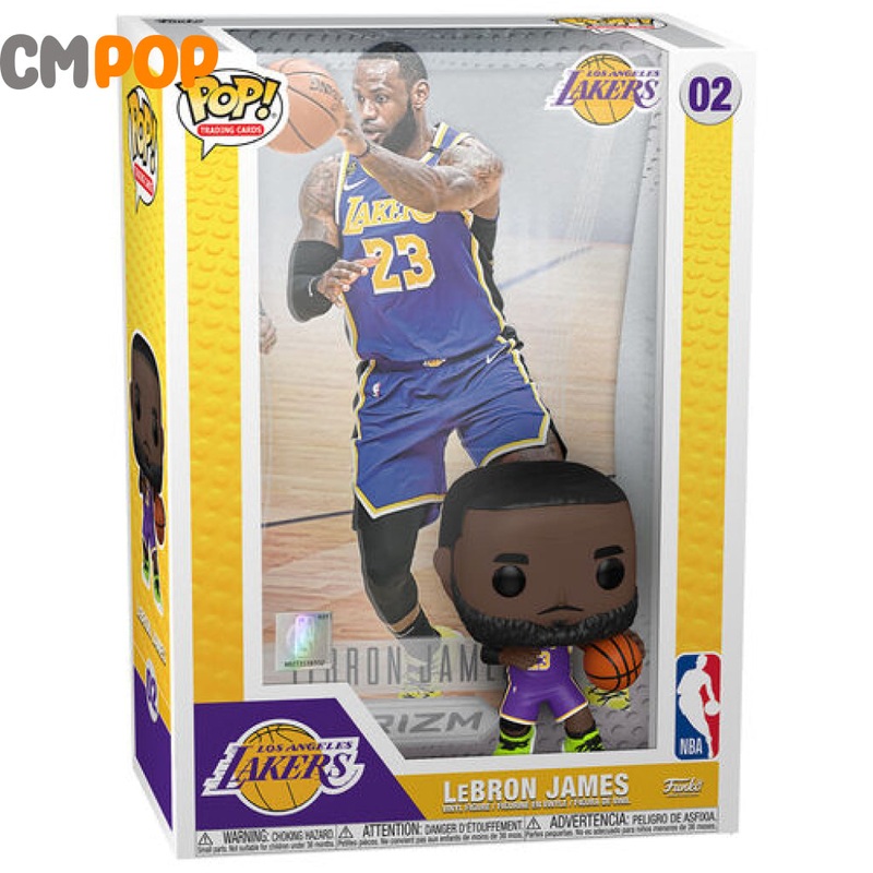 Lebron James LA Lakers - #02 - Funko Pop! - NBA - POP Trading Cards