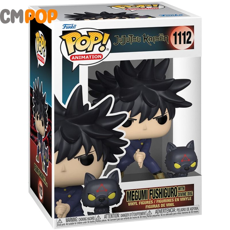 Megumi Fushiguro with Divine Dog - #1112 - Funko Pop! - Jujutsu Kaisen