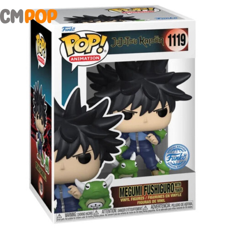 Megumi Fushiguro with Toads - #1119 - Funko Pop! - Jujutsu Kaisen