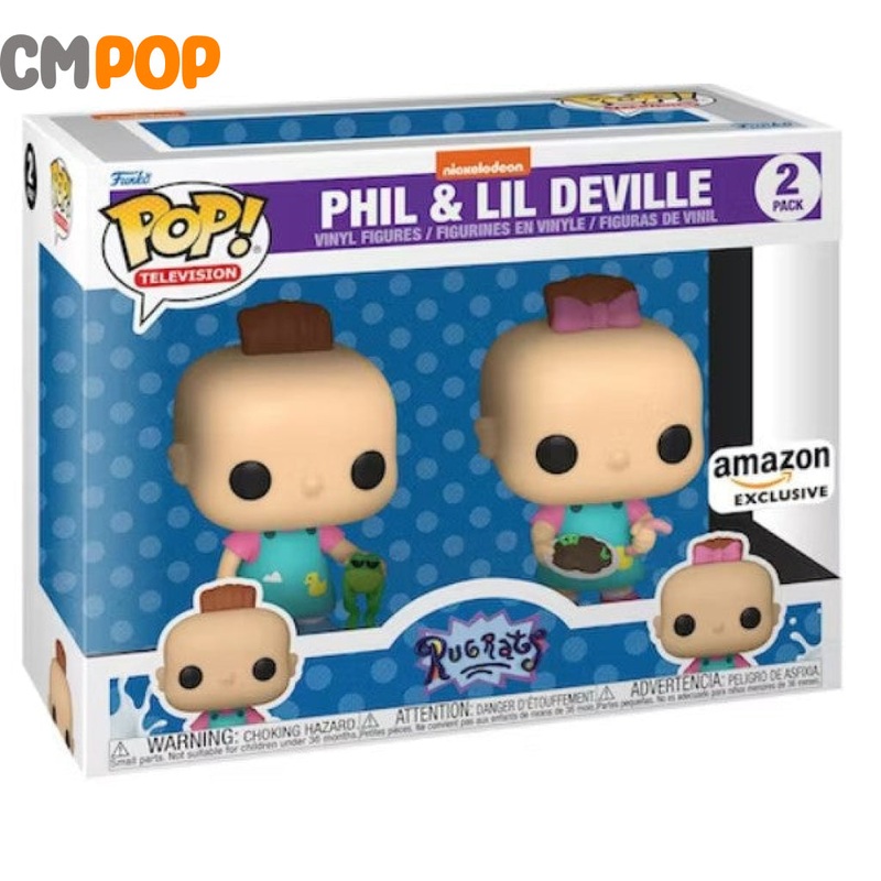 Phil & Lil Deville - Funko Pop! -Amazon Exclusive - Rugrats