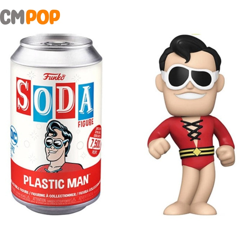Plastic Man - Funko Vinyl Soda - 7500 Pieces - DC - Chance Of Chase