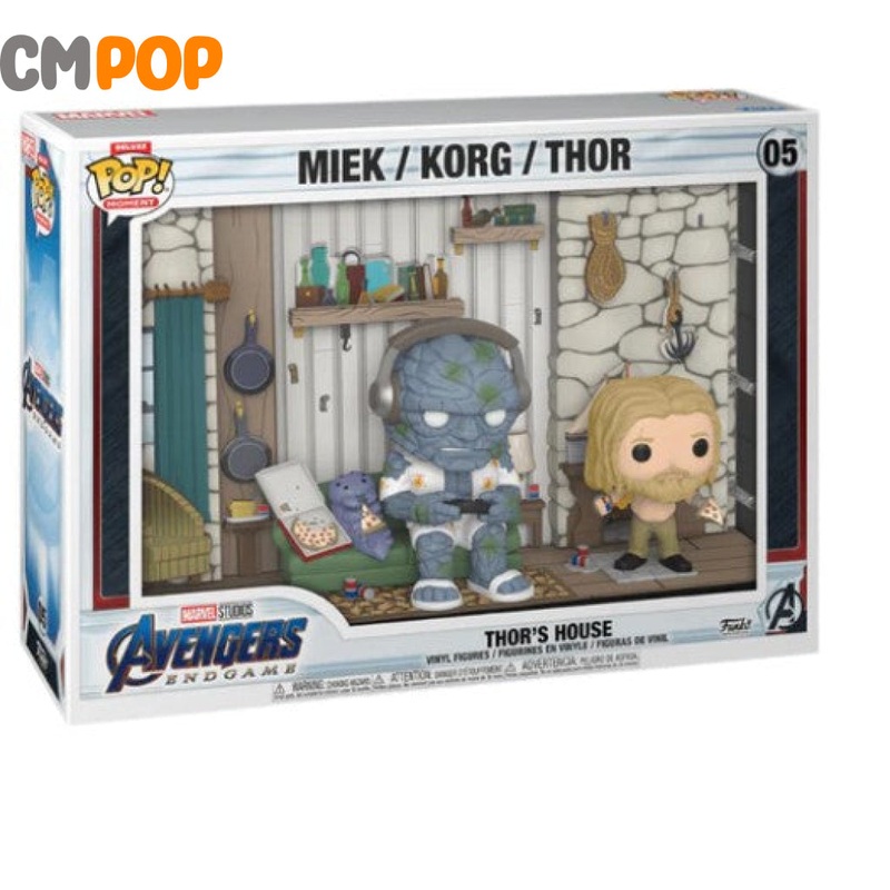 Thor's House - Miek, Korg, Thor - #05 - Funko Pop! Deluxe Moment - Avengers Endgame