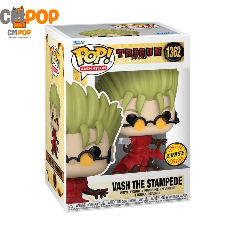 Vash The Stampede Chase - #1362 - Funko Pop! - Anime - Trigun