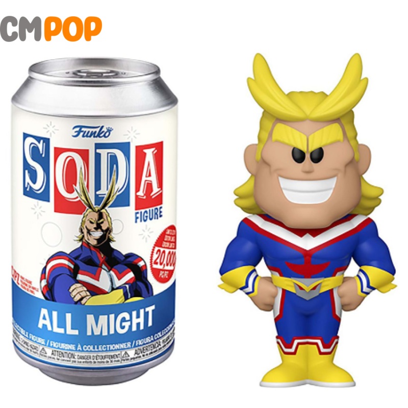 All Might - Funko Vinyl Soda - 20,000 Pieces - My Hero Academia - Anime - Chance Of Chase