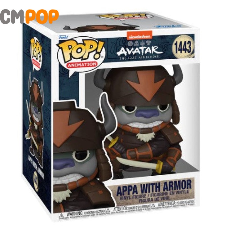 Appa with Armour - #1443 - Funko Pop! - Avatar The Last Airbender