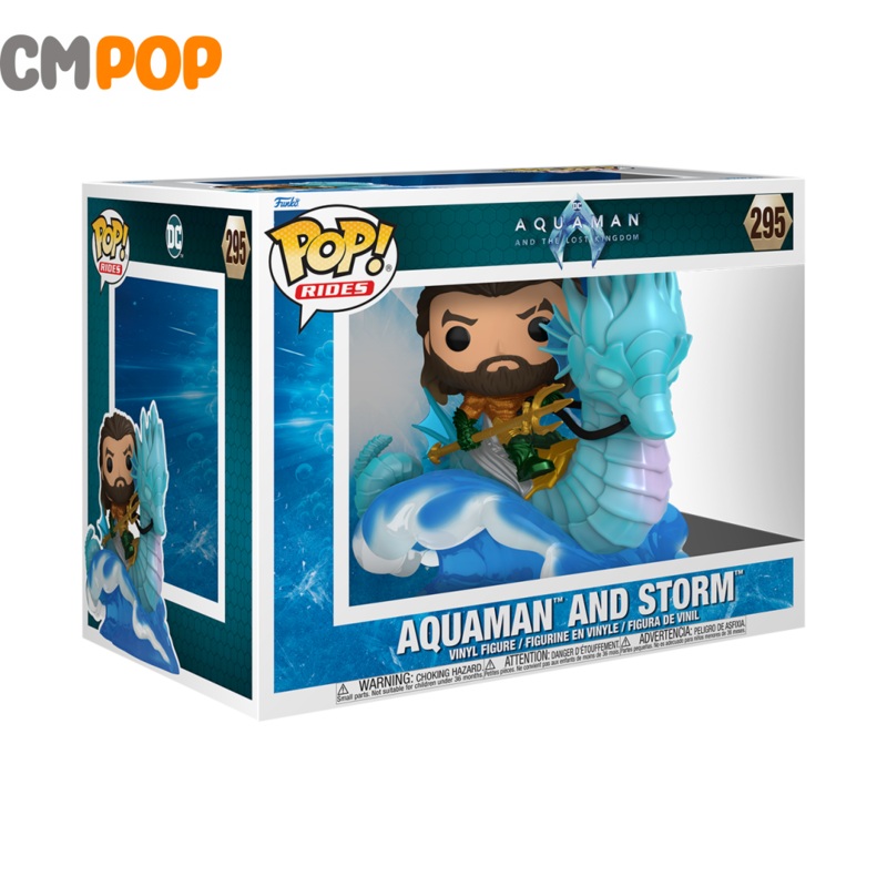 Aquaman on Storm - #295 - Funko POP! - DC - Aquaman and The Lost Kingdom - POP Ride