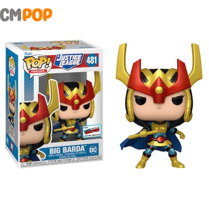 Big Barda - #481 - Funko Pop! - DC Justice League - NYCC 2023 Stickered Convention Exclusive