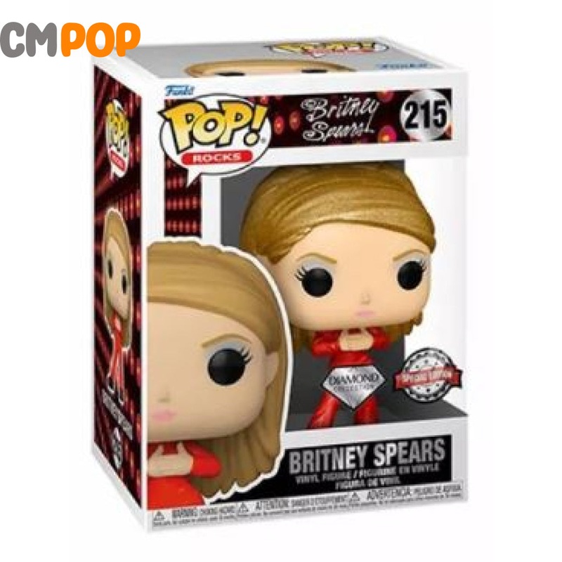 Britney Spears Catsuit - #215 - Funko Pop! - Pop Rocks - Diamond Exclusive