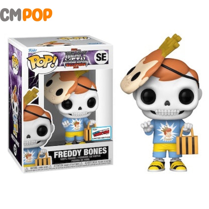 Freddy Bones - #SE - Funko Pop! - NYCC 2023 Stickered Convention Exclusive - Heavy Metal Halloween