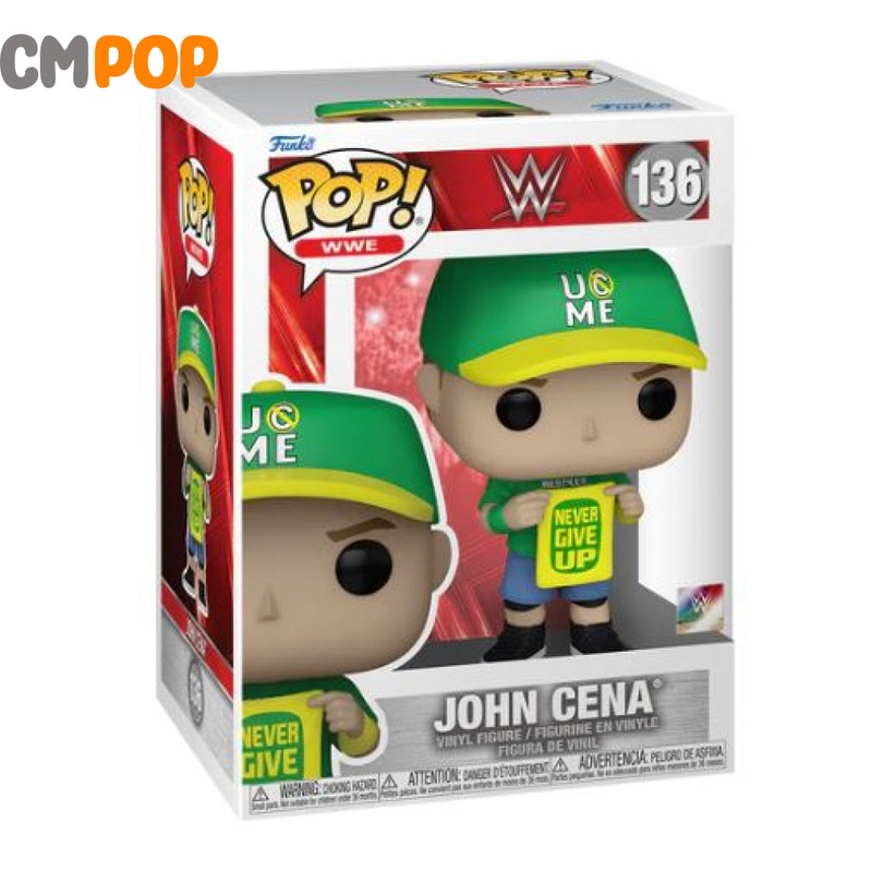 John Cena Never Give Up - #136 - Funko Pop! - WWE
