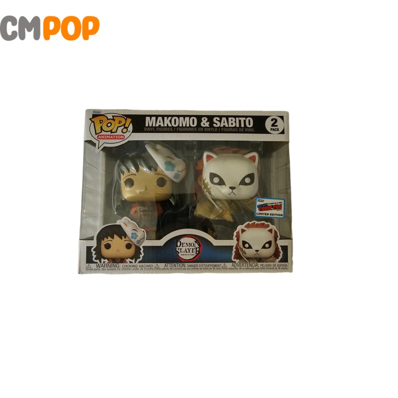 Makomo & Sabito - Funko Pop! - NYCC 2023 Stickered Convention Exclusive - Demon Slayer