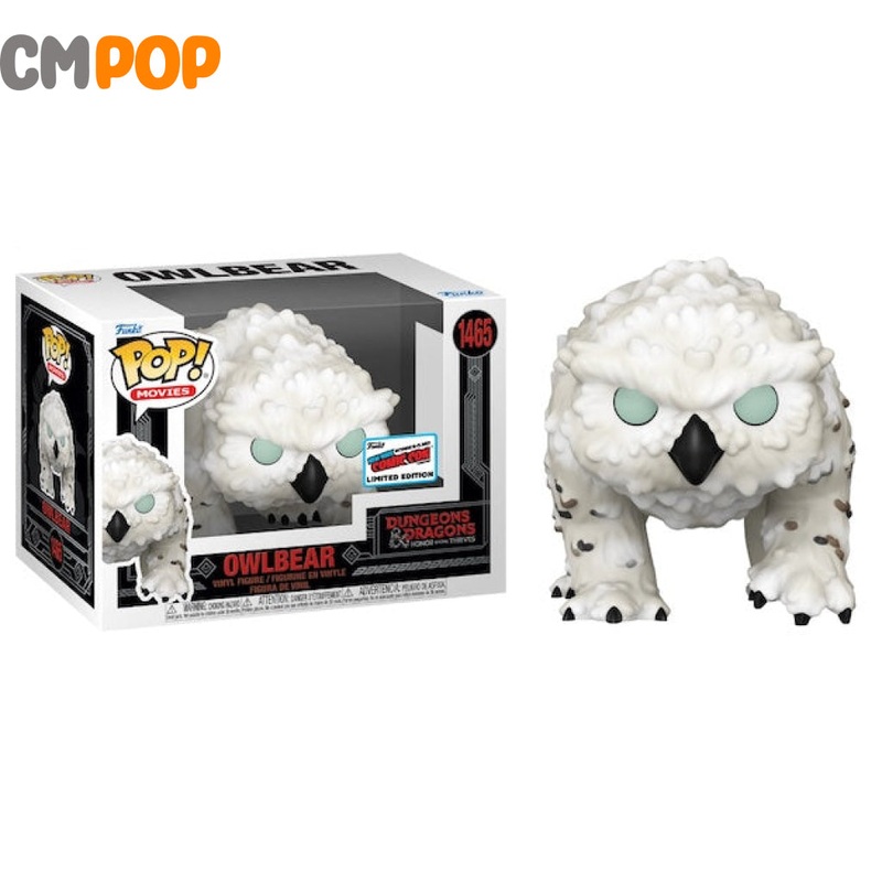 Owl Bear - #1465- Funko Pop! - Dungeons And Dragons - Movie - NYCC 2023 Stickered Convention Exclusive