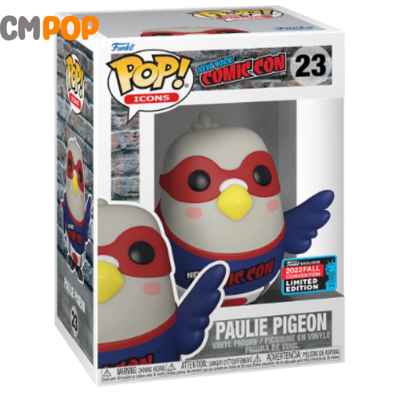 Paulie Pigeon - #23 - Funko Pop! - NYCC 2022 Stickered Convention Exclusive
