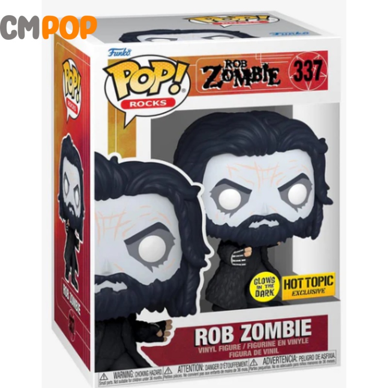 Rob Zombie GITD - #337 - Funko Pop! - Rocks - Hot Topic Exclusive