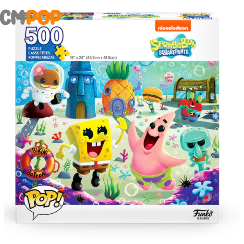 Spongebob Squareprints - Pop! Puzzles - 500 pieces