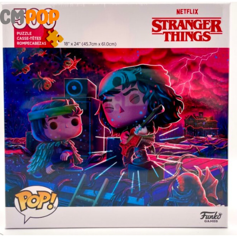Stranger Things Eddie w/ Guitar - Pop! Puzzles - 500 pieces