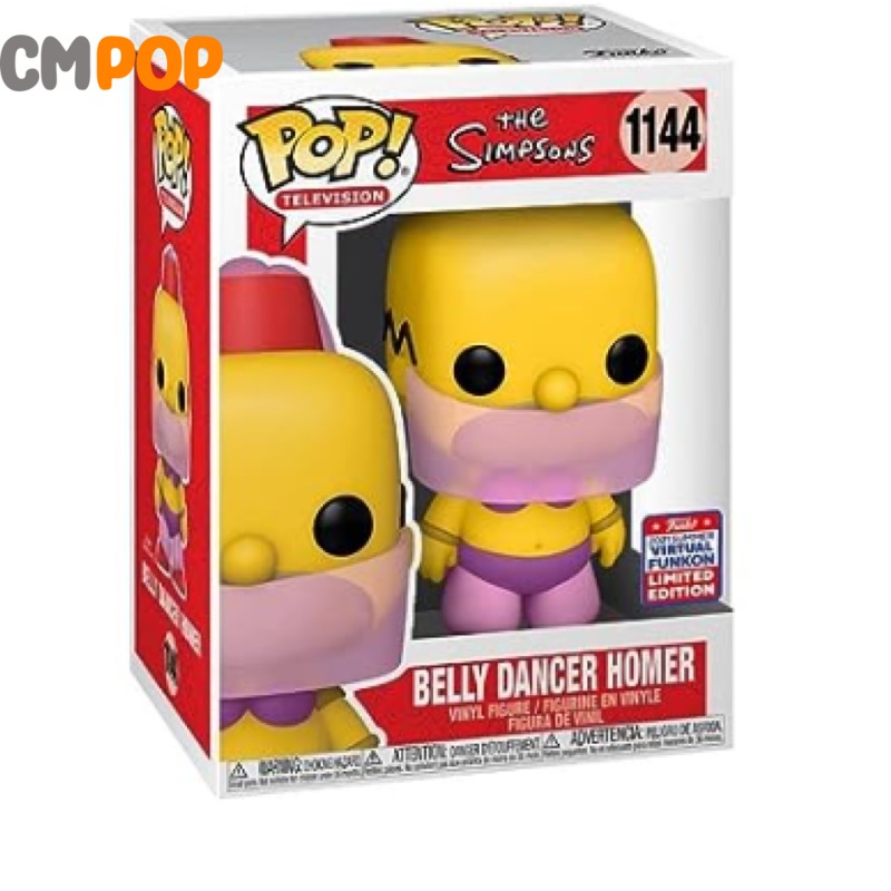 Belly Dancer Homer - #1144 - Funko Pop! - The Simpsons - Summercon 2021 Exclusive
