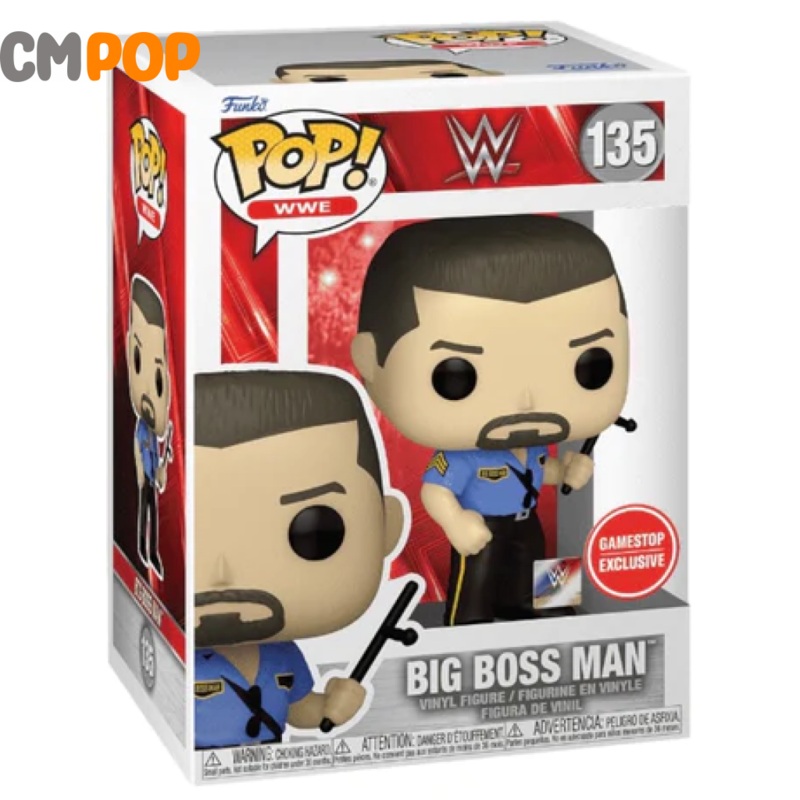 Big Boss Man - #135 - Funko Pop! - WWE - Gamestop Exclusive