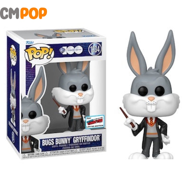 Bugs Bunny Gryffindor - #1334- Funko Pop! - Looney Toons - NYCC 2023 Stickered Convention Exclusive