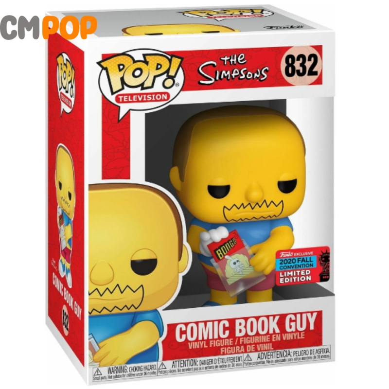 Comic Book Guy - #832 - Funko Pop! - The Simpsons - NYCC 2020 Convention Exclusive