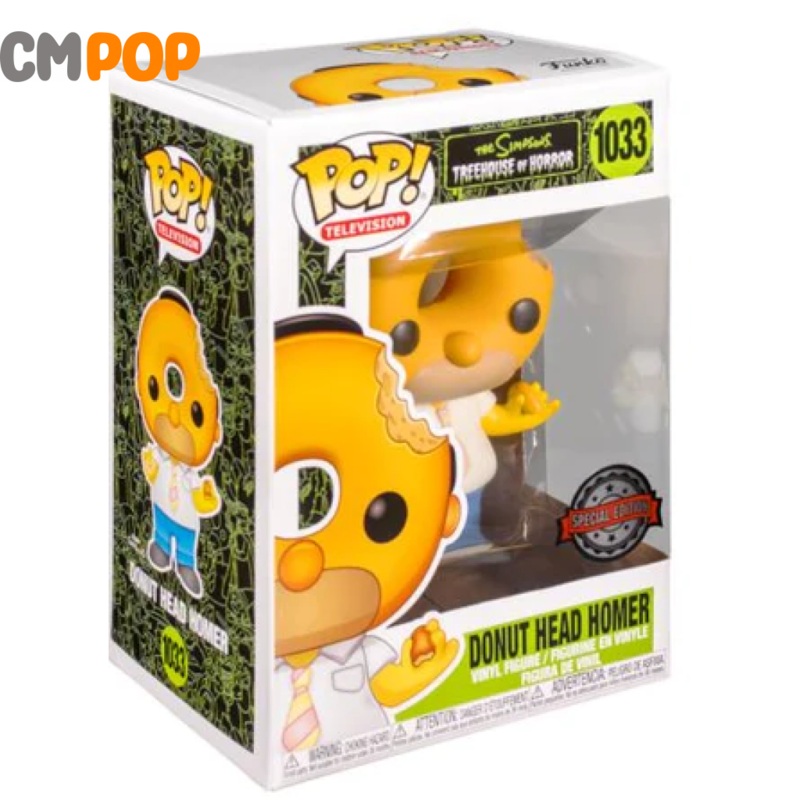 Donut Head Homer - #1033 - Funko Pop! - The Simpsons - Special Edition Exclusive
