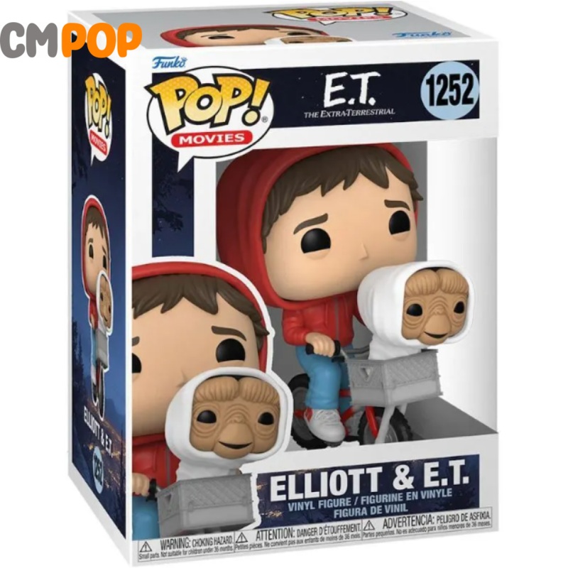 Elliott & E.T - #1252 - Funko Pop! - E.T - Movies