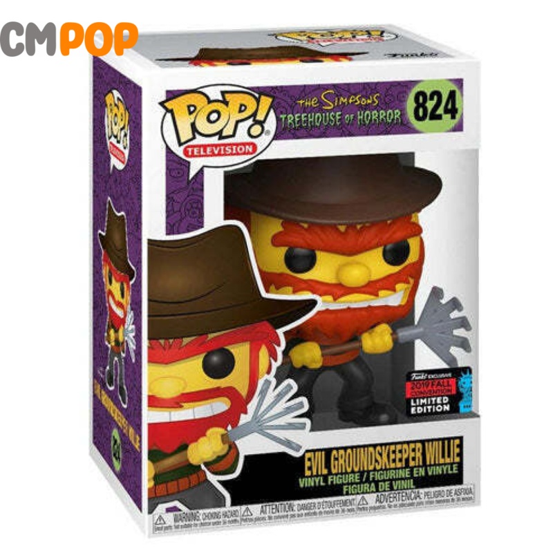 Evil Groundskeeper Willie - #824 - Funko Pop! - The Simpsons - NYCC 2019 Convention Exclusive