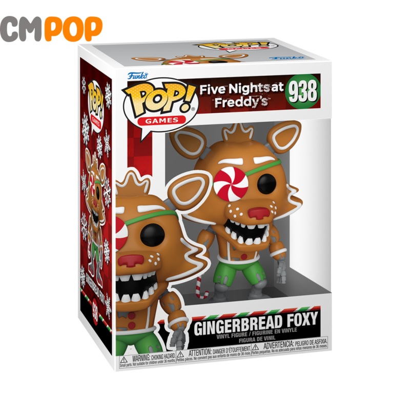 Gingerbread Holiday Foxy - #938 - Funko Pop! - Five Nights At Freddys