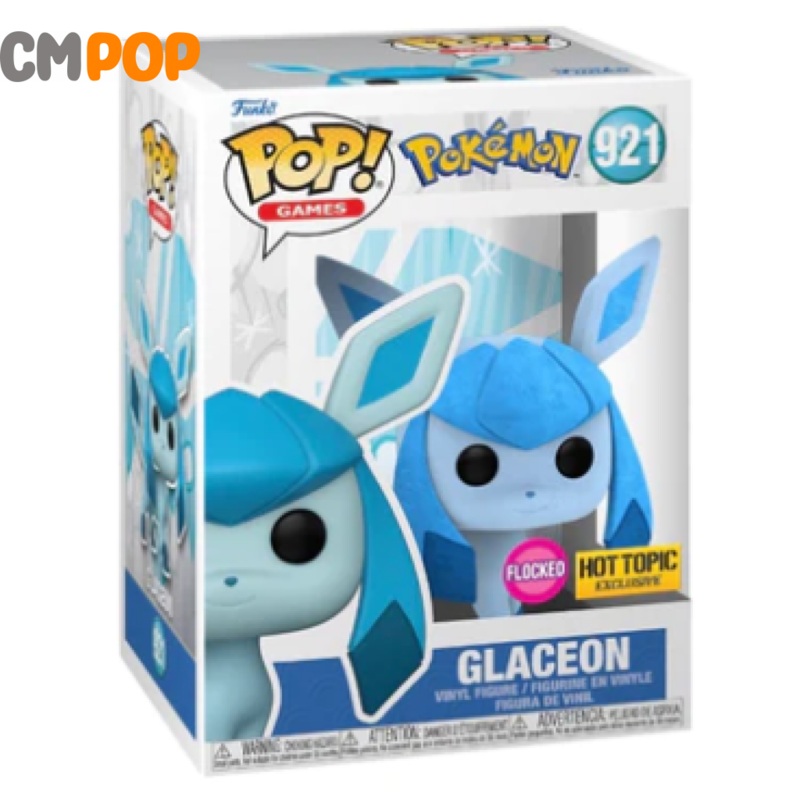 Glaceon Flocked - #921 - Funko Pop! - Pokemon - Hot Topic Exclusive