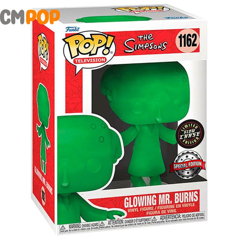 Glowing Mr Burns - #1162 - Funko Pop! - The Simpsons - Chase Special Edition Exclusive