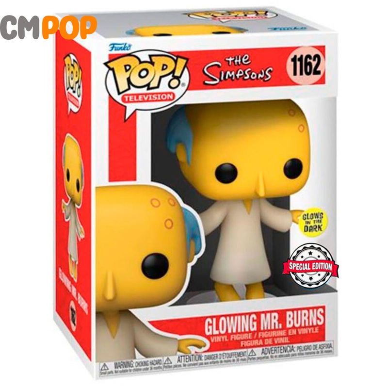 Glowing Mr Burns - #1162 - Funko Pop! - The Simpsons - Special Edition Exclusive