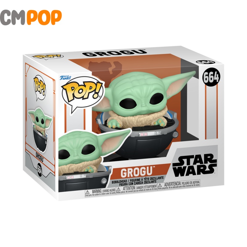 Grogu with Prama - #664 - Funko Pop! - Star Wars