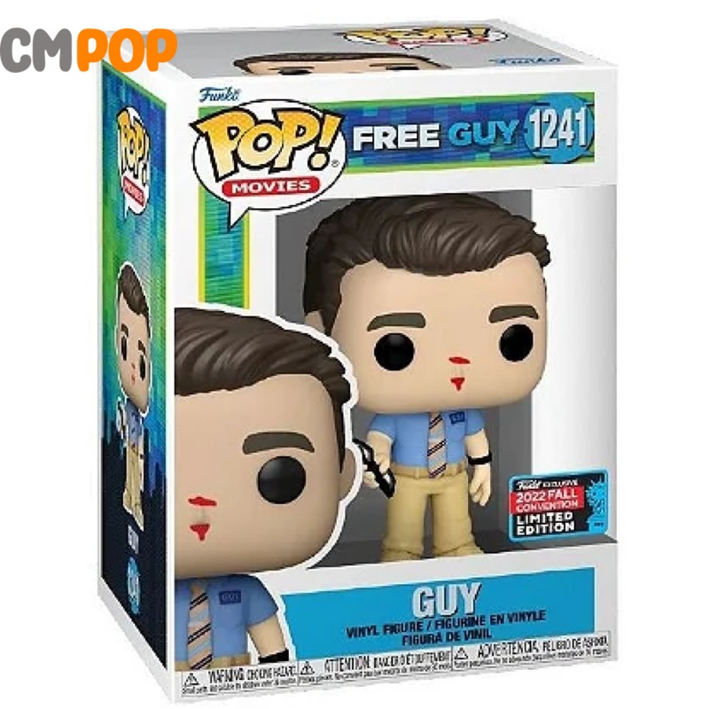 Guy - #1241 - Funko Pop! - Free Guy -  Movies - NYCC 2022 Convention Exclusive