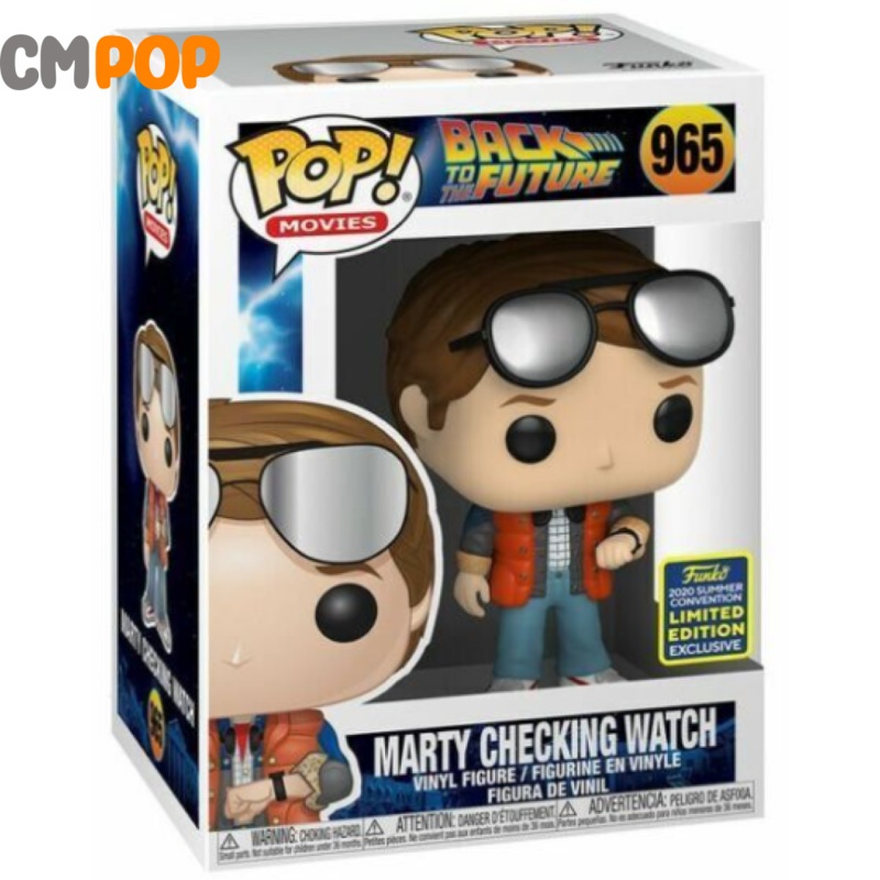 Marty Checking Watch - #965 - Funko Pop! - Back To The Future - Summercon 2020 Exclusive