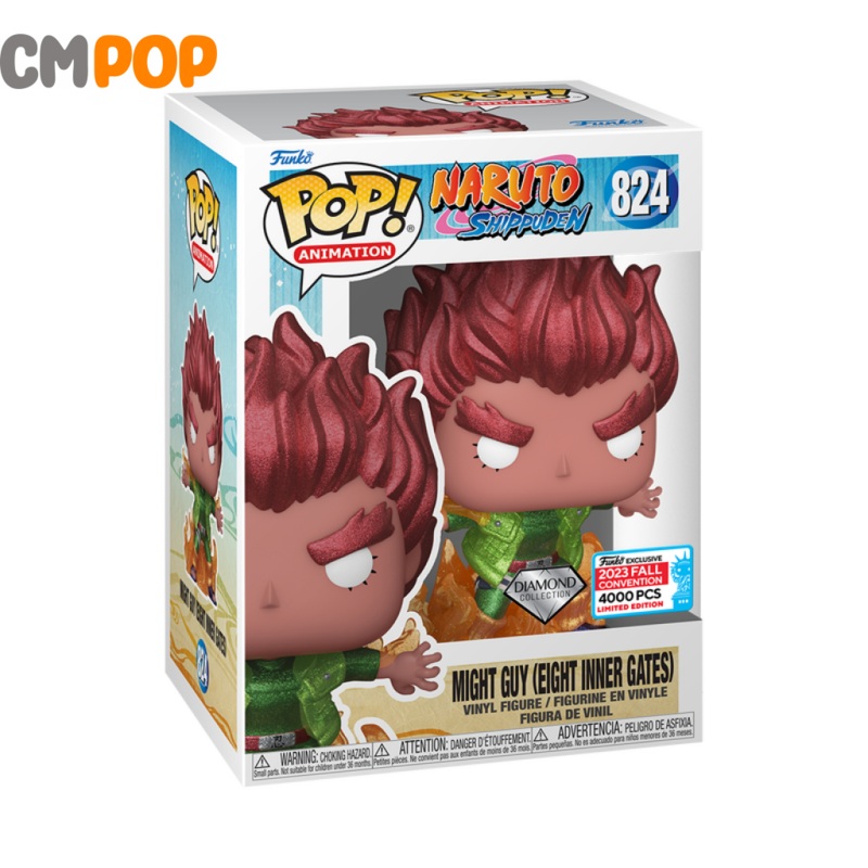 Might Guy (Eight Inner Gates) Diamond Collection - #824 - Funko Pop! - NYCC 2023 Stickered Convention Exclusive Limited 4000 Pieces - Naruto Shippuden