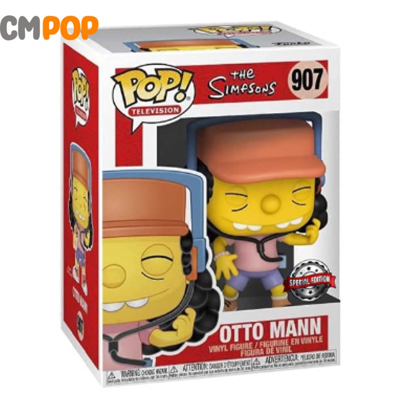 Otto Man - #907 - Funko Pop! - The Simpsons - Special Edition Exclusive