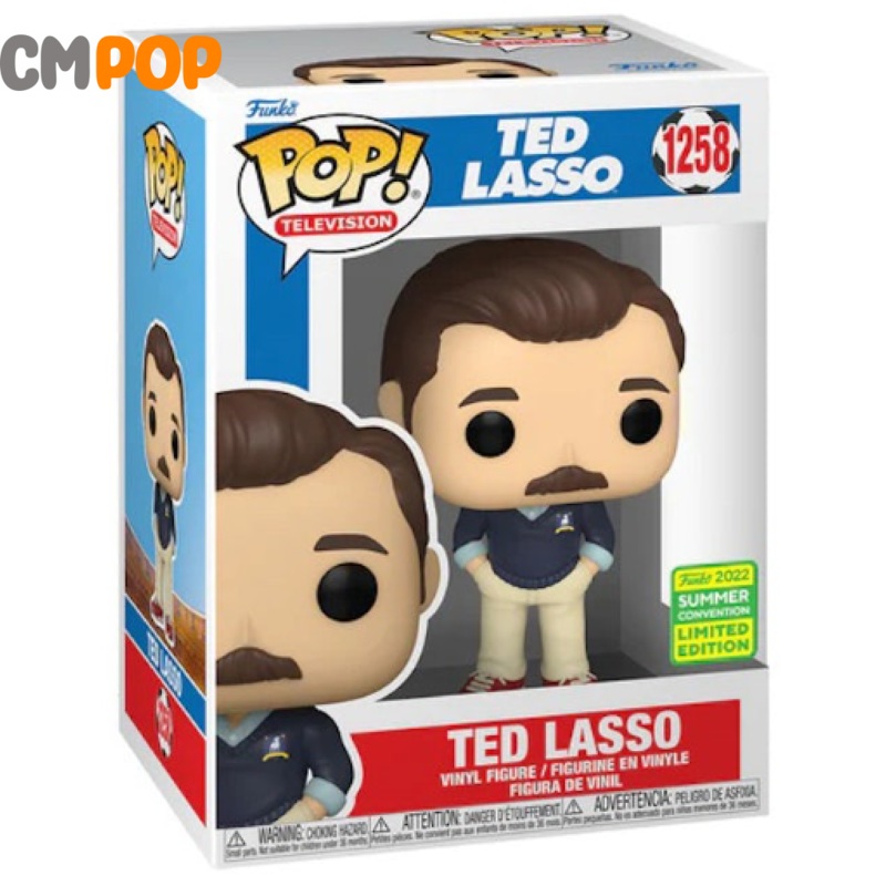 Ted Lasso - #1258 - Funko Pop! - Ted Lasso - 2022 Summer Convention Exclusive